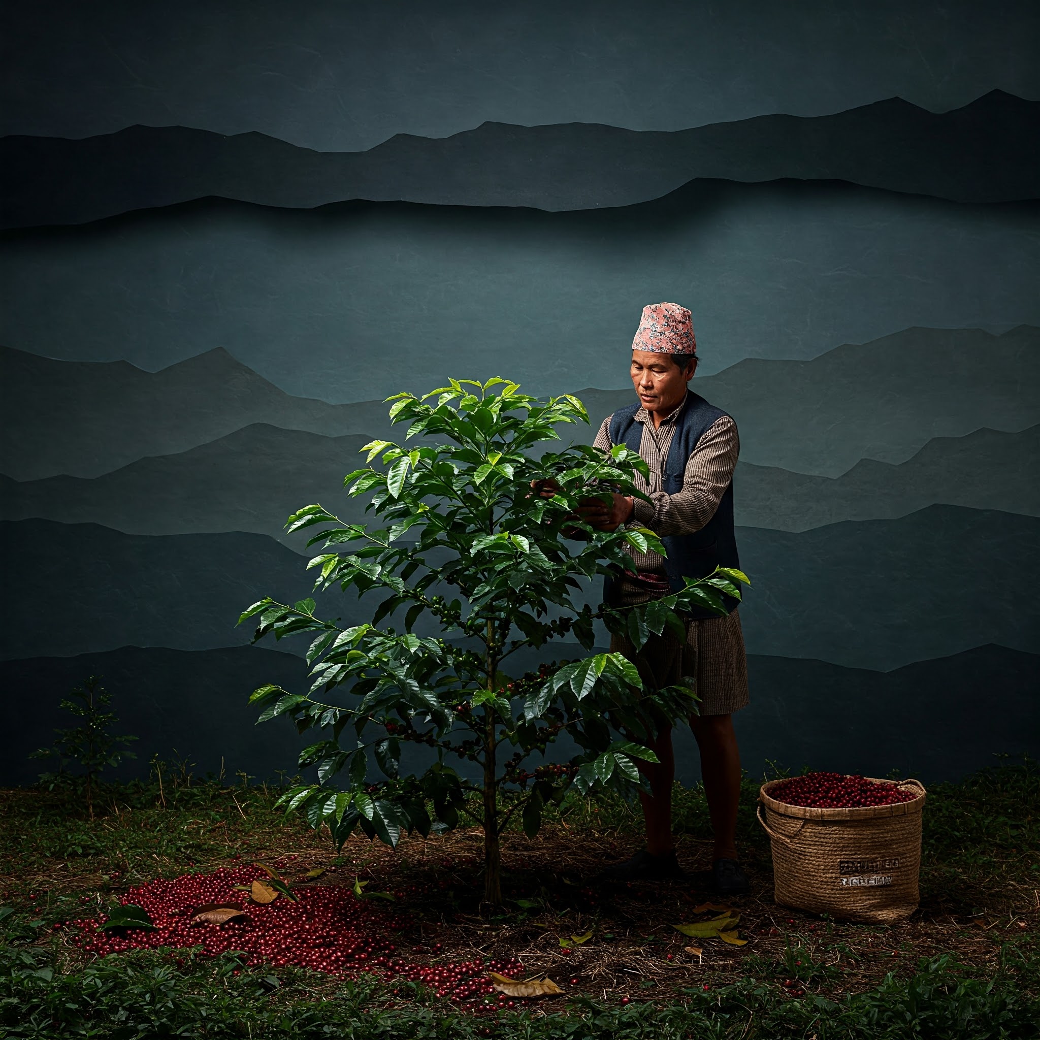 Coffee farm in Nepal